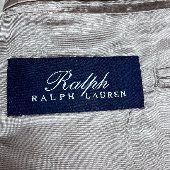 Ralph Lauren Blazer Mens Size 44R Brown Wool Two Button Sport Coat Blazer - Picture 13 of 15